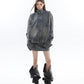 Stand Collar Vintage Denim Jacket CCS0035