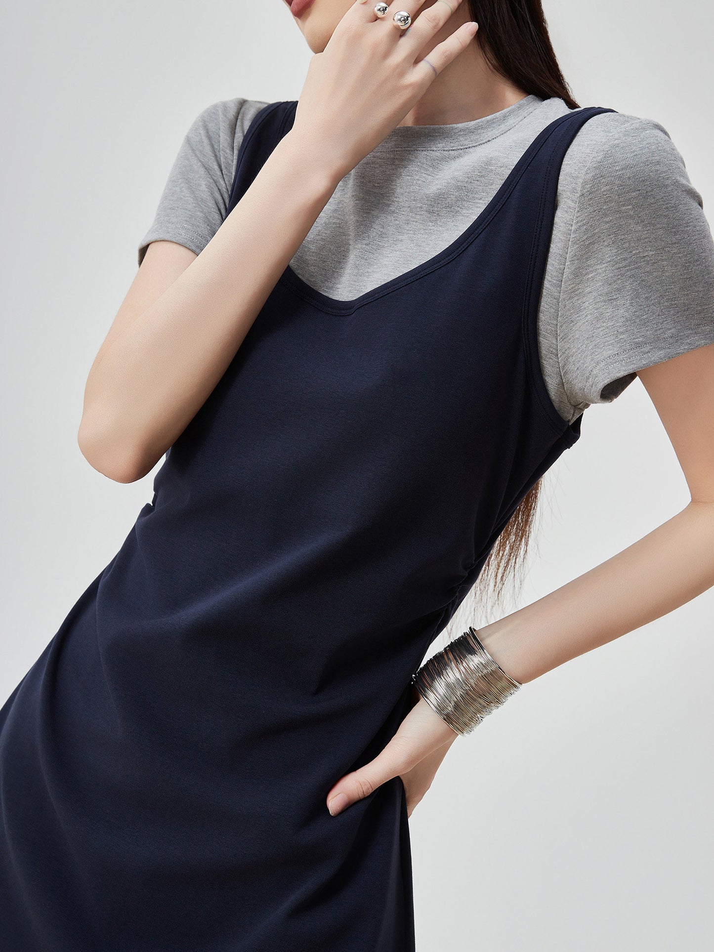 T-shirt Docking Camisole Dress FER0223