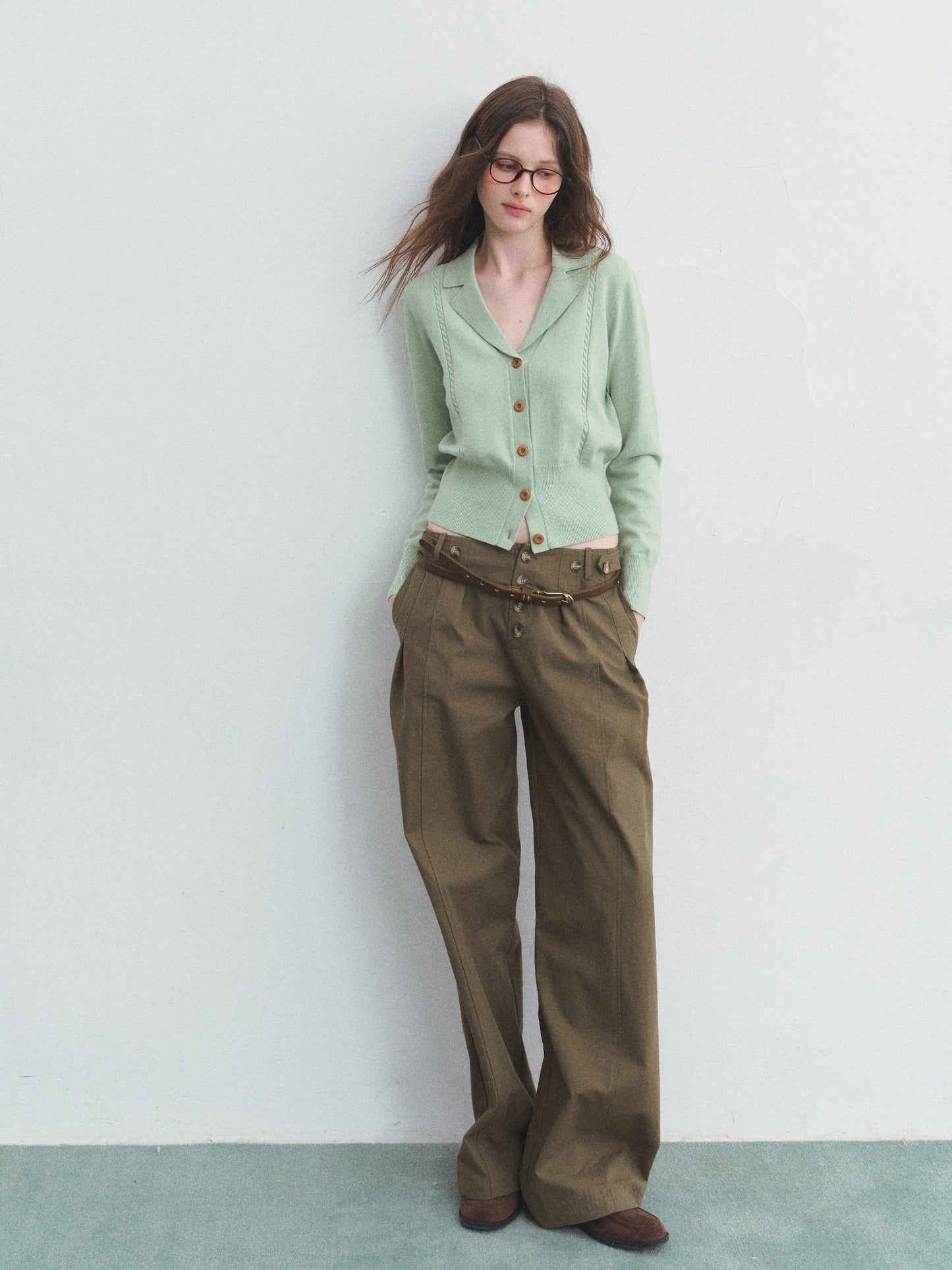 V-Neck Spring Knit Top SPY0037