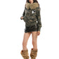 Fur Hood Camouflage Jacket BGS0016