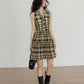 Tiered Check Shirt Mini Dress VAS0055
