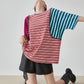 Patchwork-Style Oversized T-Shirt FER0246