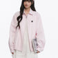Pink Casual Polo Collar Jacket KIP0001