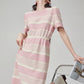Thick Border Long Dress FER0135