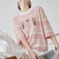 Ice Cream Short-Sleeve Summer Knit FER0259