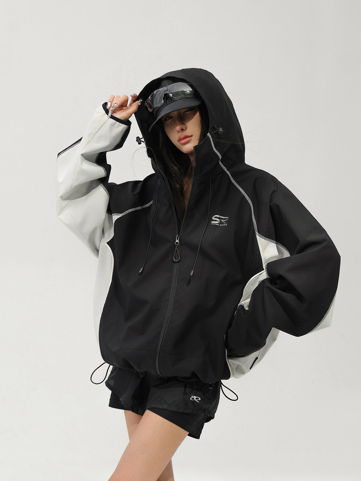 Nylon Zip-Up Blouson ACS0374