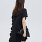 Side Ruffle Frill Mini Dress SHN0052