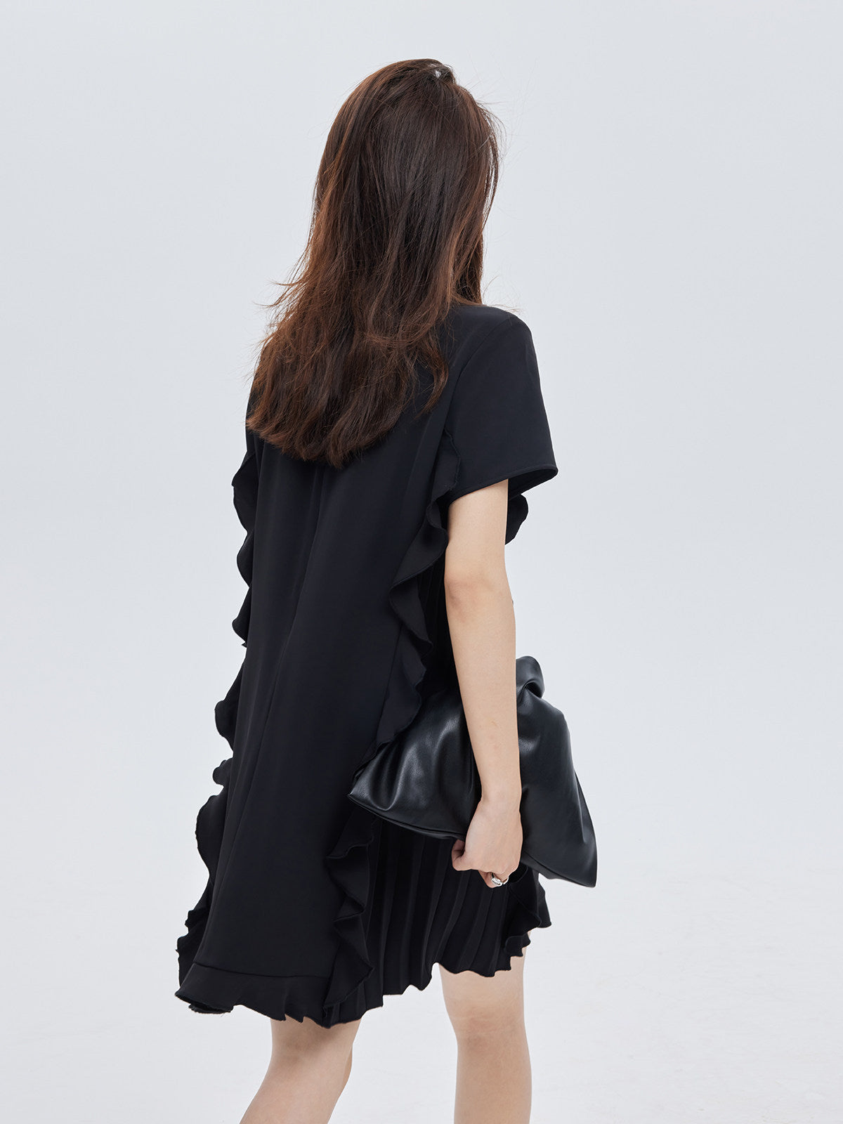 Side Ruffle Frill Mini Dress SHN0052