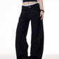 Wide Curved Denim Pants ONP0014