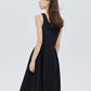 Square-Neck Wide Strap Dress SHN0009