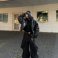 Vintage Washed Leather Jacket FLG0001