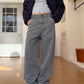 Pinstripe Wide Denim Pants CYE0100