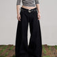 Back Logo Wide Denim Pants ONP0004