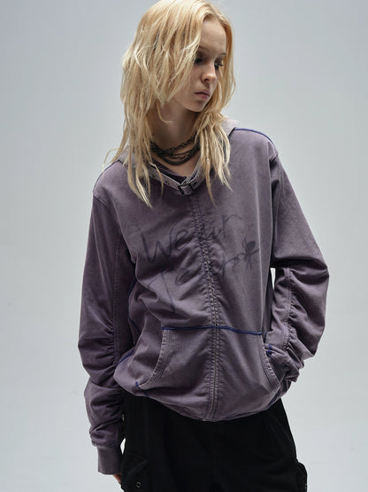 Punk Hood Zip Hoodie WAT0018