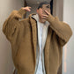Loose-Gauge Hooded Rib Knit Cardigan DAZ0011