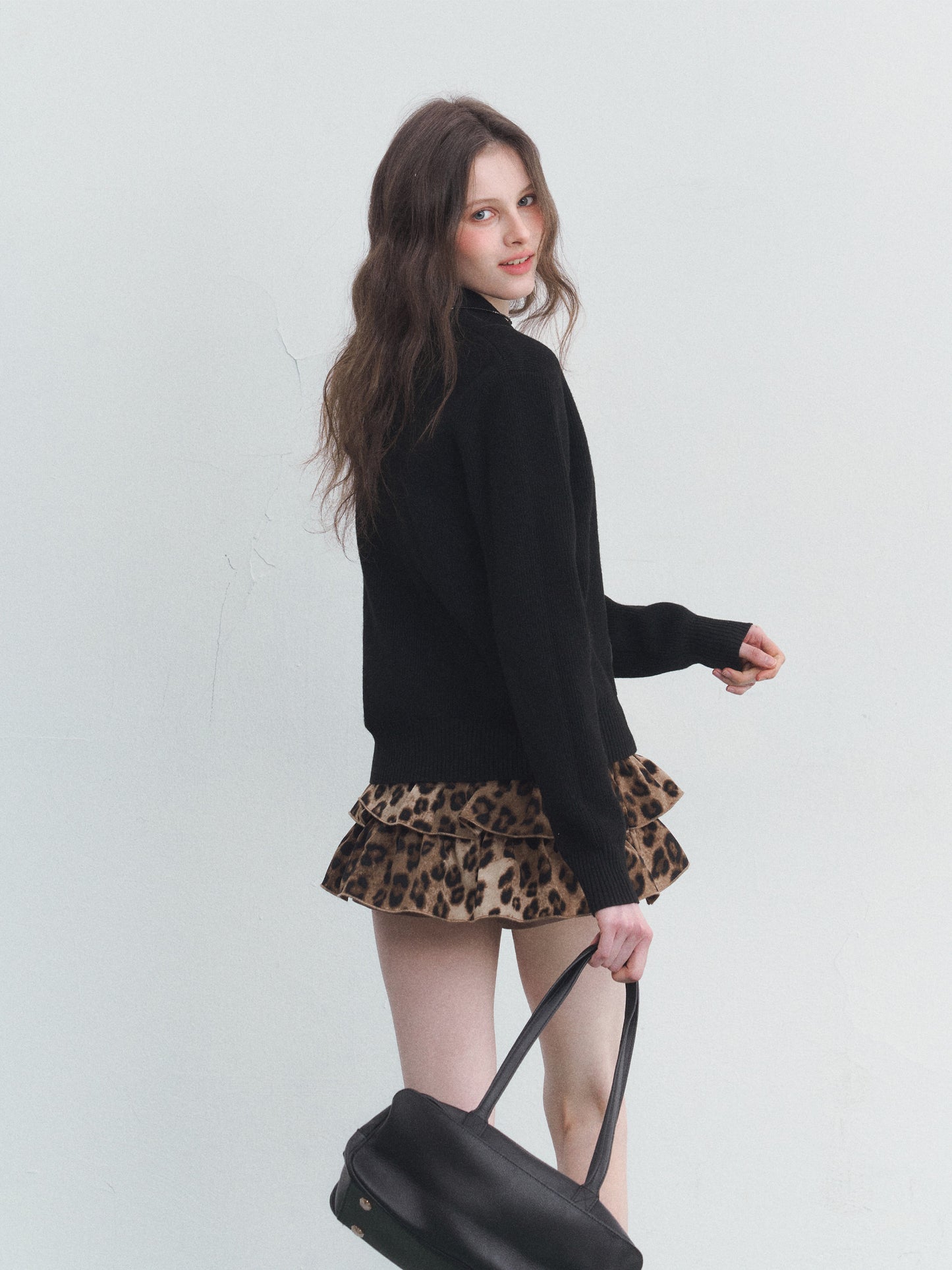Duffle Button Long-Sleeve Top SPY0026