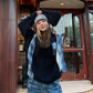 Color Blocking Design Plaid Sweater CYE0033