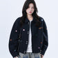 Small Embroidery Black Jacket WLS0007
