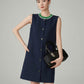 Sleeveless Gilet Dress FER0193