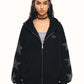 Star Rhinestone Hoodie ZTS0028