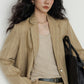 Stripe Design Blazer Jacket / Casual Wide Pants VAS0189