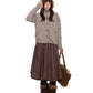 Dot Polar Fleece Knit Cardigan EZK0099