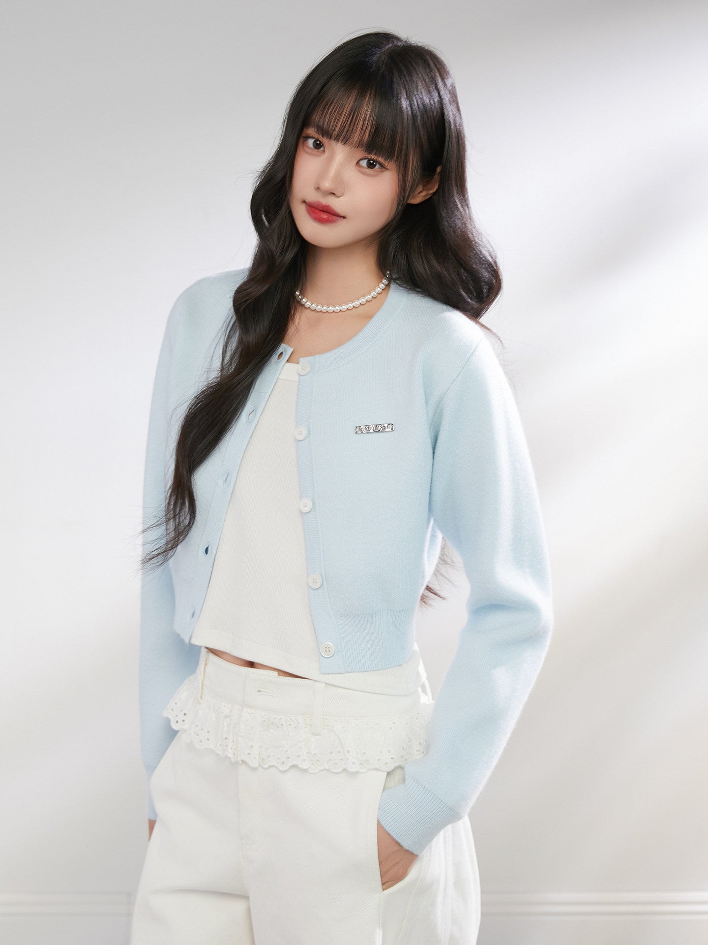 Soft Short Knit Cardigan KIP0007