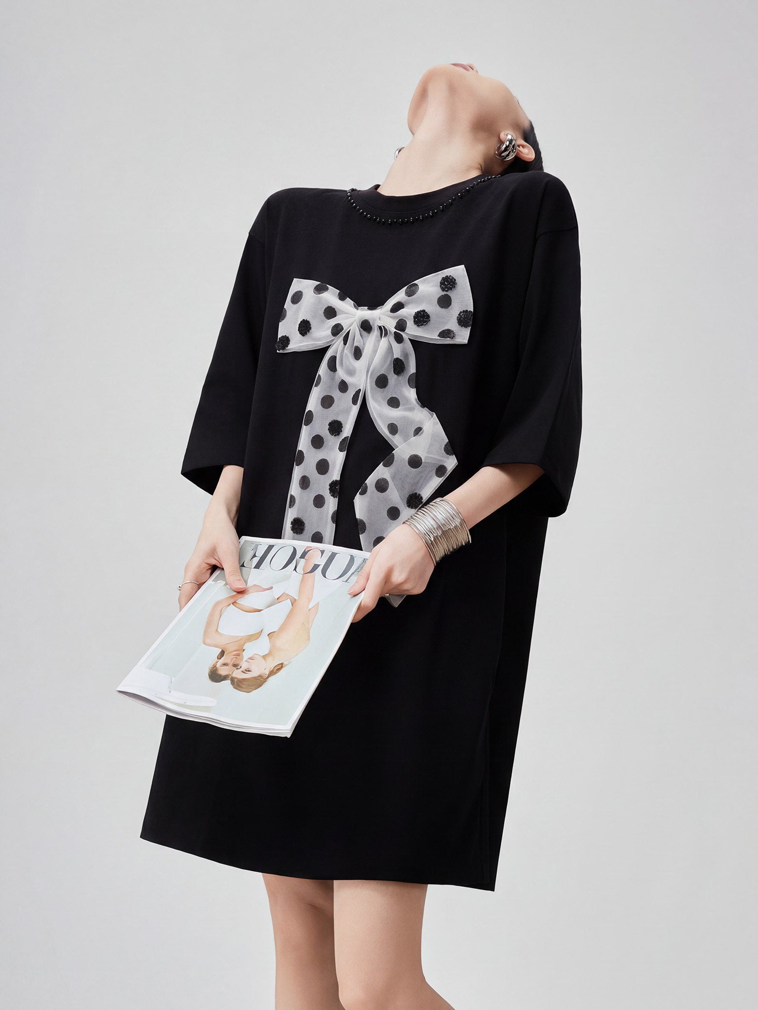 Treat Ürself dot ribbon mini dress タグ付 Dot Ribbon Docking Mini Dress FER0234 – AuroraBoutique