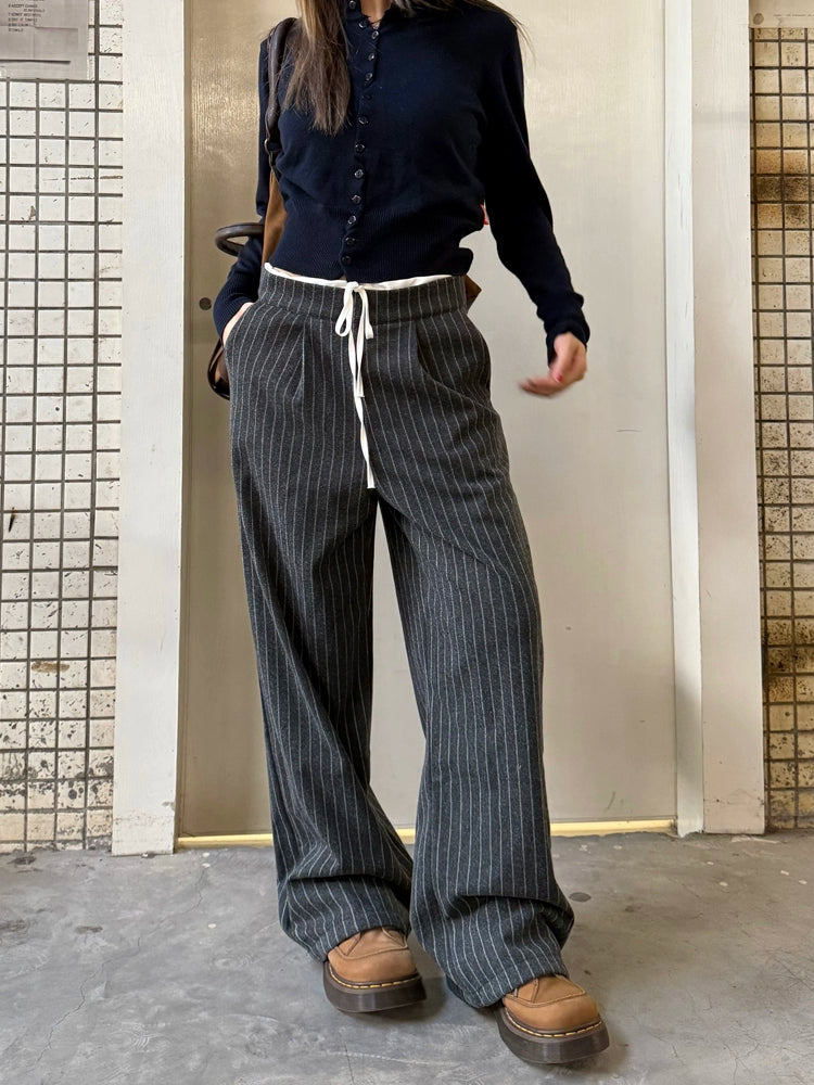 Double Waist Stripe Pants CYE0070