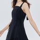 Square Neck Asymmetry Dress SHN0045