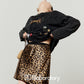 Leopard Print Long Sleeve / Leopard Print Mini Skirt LLA0603