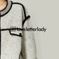 Bicolor Stitch Knit Cardigan LLA0387