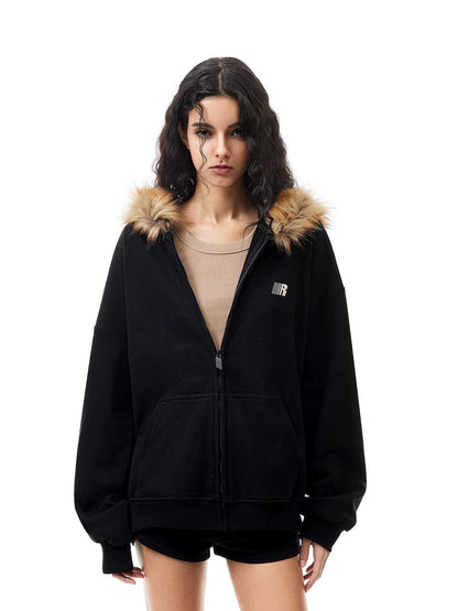 Vintage Fur Collar Jacket FDR0001