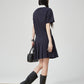 Pleated Cleric Polo Dress FER0207