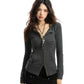 Double Zip Knit Top BGS0027