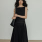 Sleeveless Belt Long Dress VAS0112