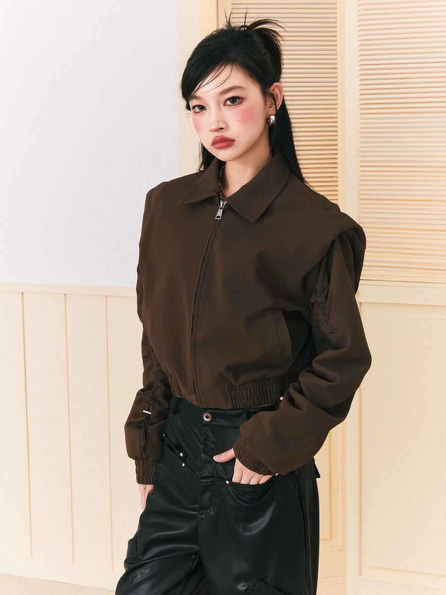 Power Shoulder Short Jacket NXD0002