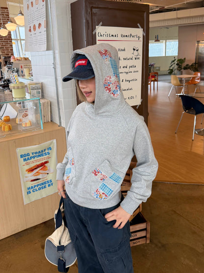 Patchwork Embroidered Hoodie CYE0081