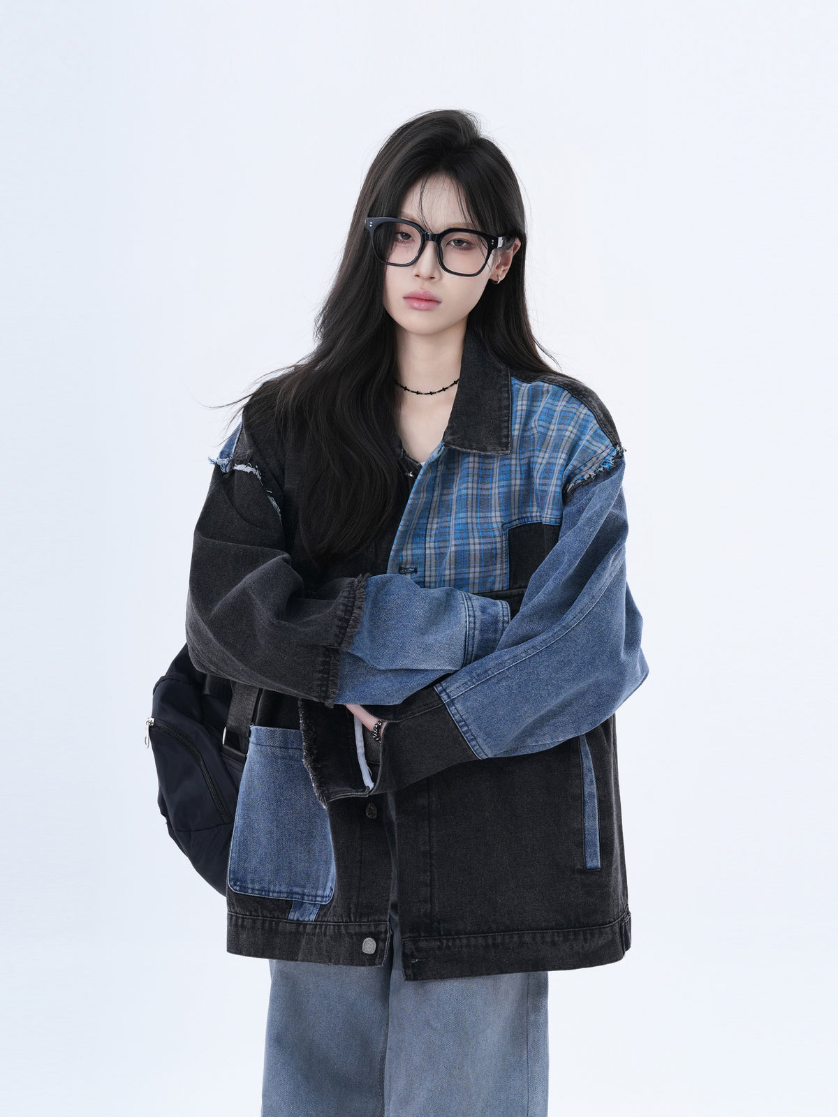 Patchwork Denim Jacket WLS0017
