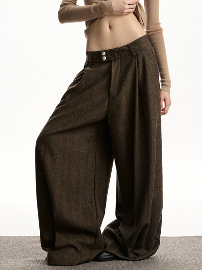 Vintage Wool Wide Pants VAT0012