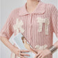 Ribbon Motif Knit Top FER0084