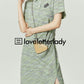 Polo Green Long Dress LLA0163