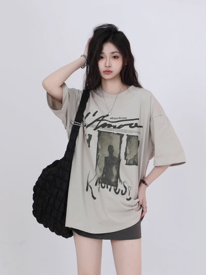 Vintage Cotton Loose T-Shirt ZCK0006