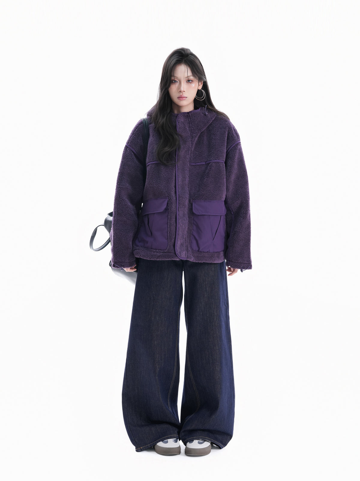 Oversized Boar Fleece Jacket WLS0014