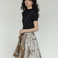 Patchwork-Style Docking Mini Dress VAS0198