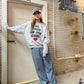 College Logo Sweat Top CYE0029