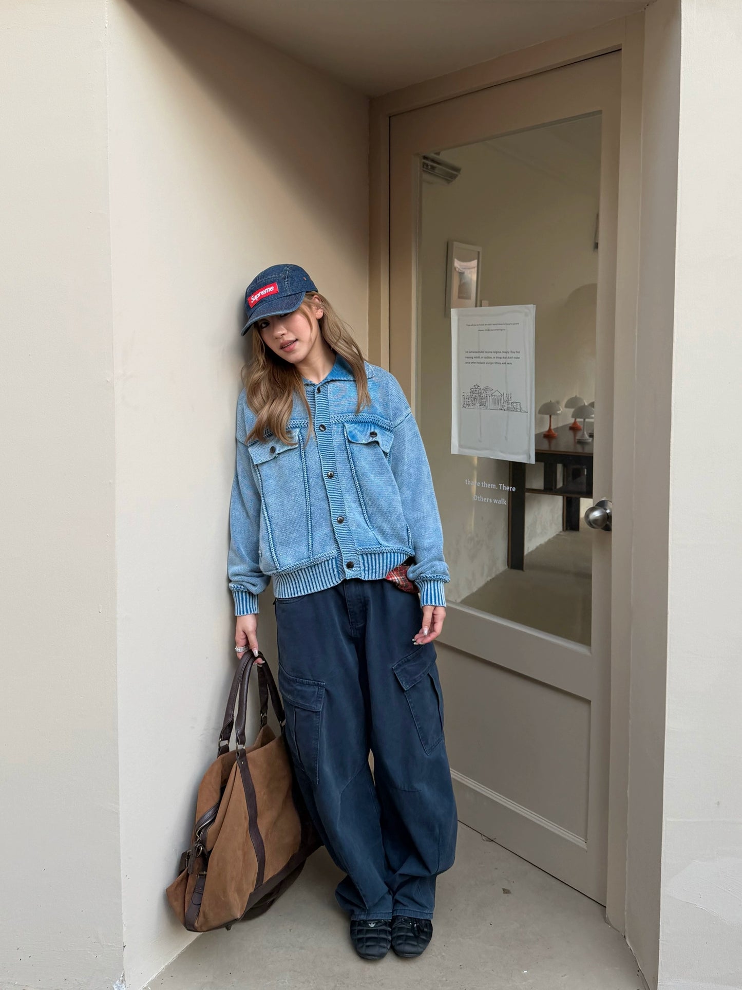 Washed Knit Short Jacket CYE0080