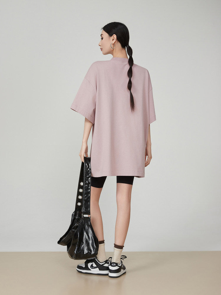 Dog Print Oversized T-Shirt FER0219