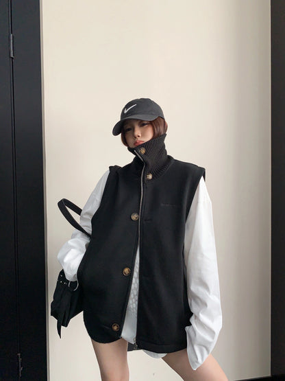 Stand Collar Vest YLS1046