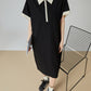 Bicolor Polo Mini Dress FER0122